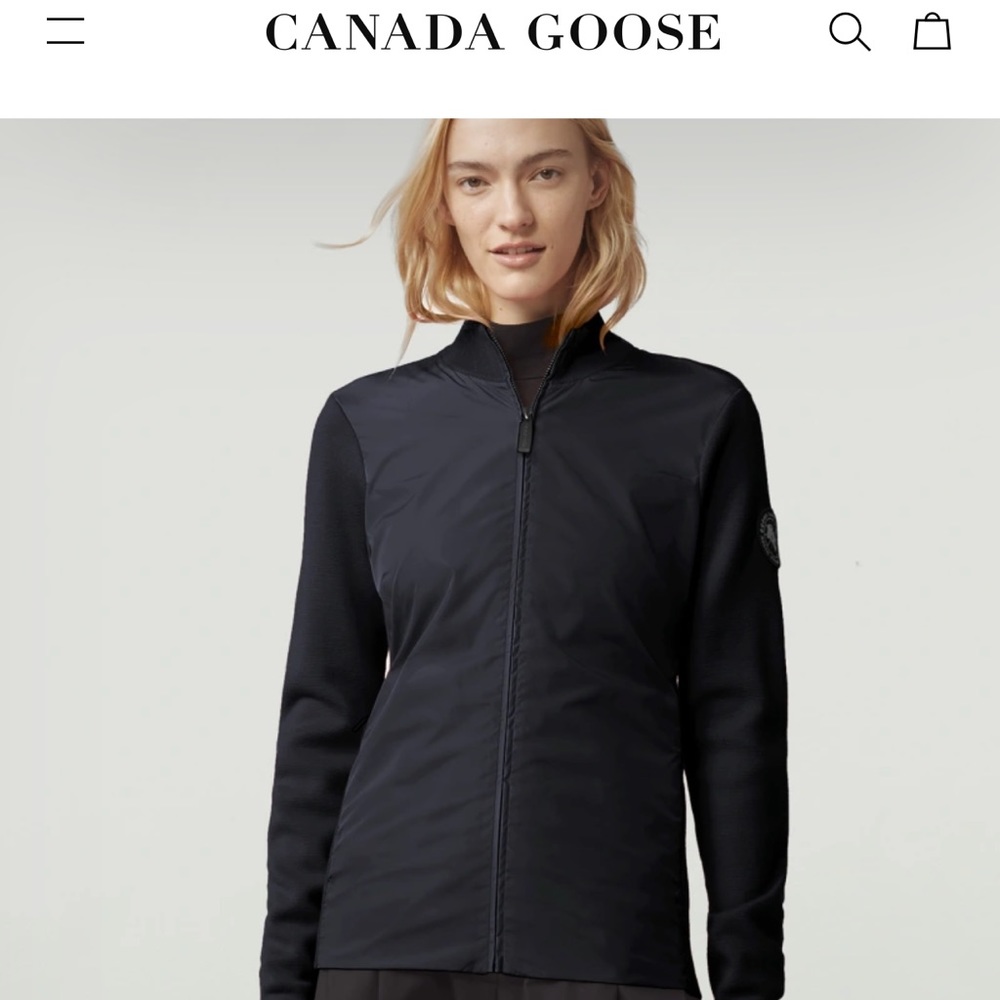Canada Goose Windbridge Full zip sweater black label